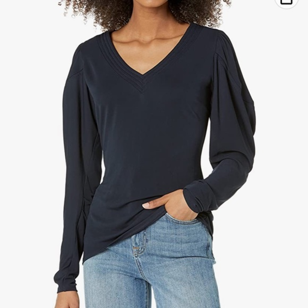 New Rebecca Taylor Stitch long sleeve‎ knit top size XL